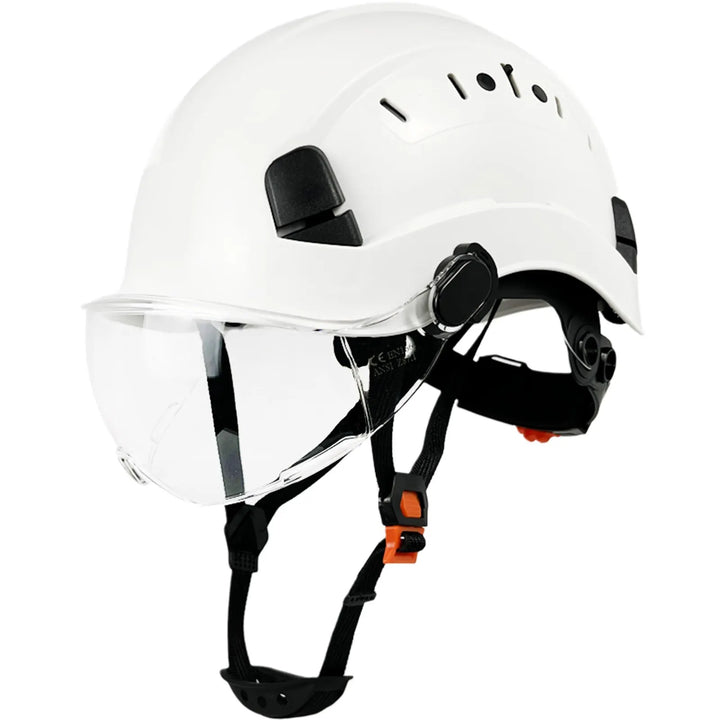 Stornfield | CE ABS Safety Helmet with Goggles & Visor – SafeGuard