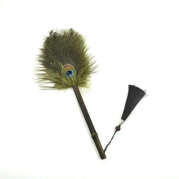 Peacock Feather Anti-Static Dusting Brush | Stornfield
