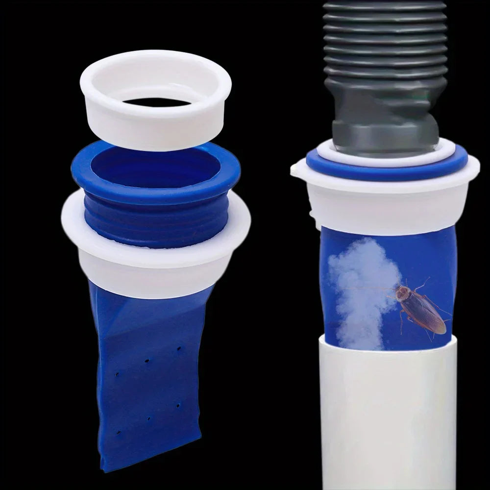 DrainGuard Backflow Preventer Set – 6 Pieces Anti-Odor & Backflow Floor Drain Flap for Bathroom, Toilet & Kitchen Stornfield