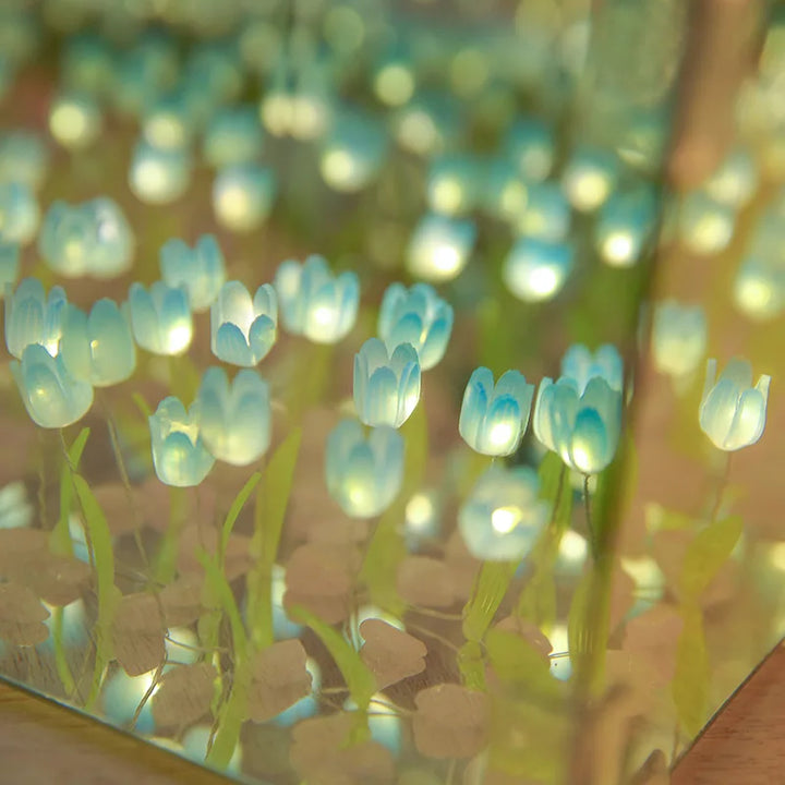 DIY Tulip Flower Sea Cube Lamp