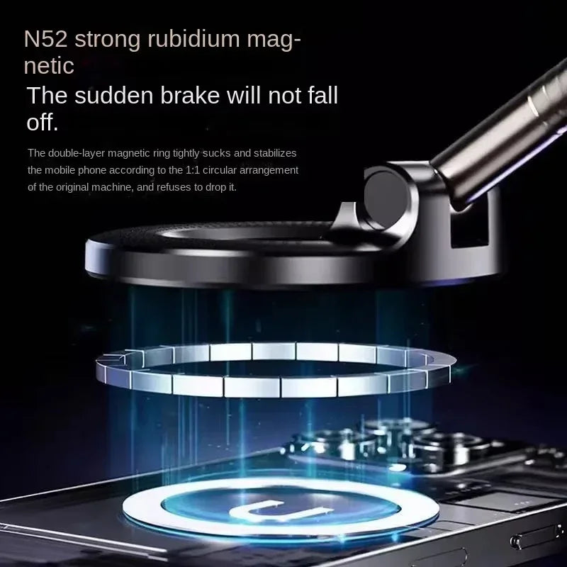 Magnetic Phone Holder | With Vacuum Suction Cup | 360° Adjustable | Stornfield