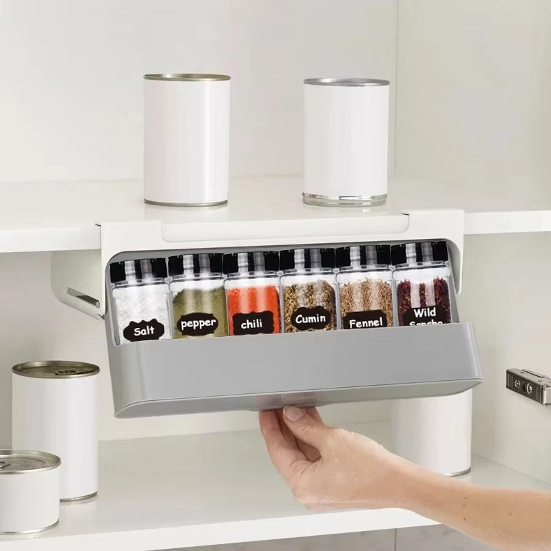 Stornfield Adhesive Herb Organizer – Stylish Kitchen Storage Solution