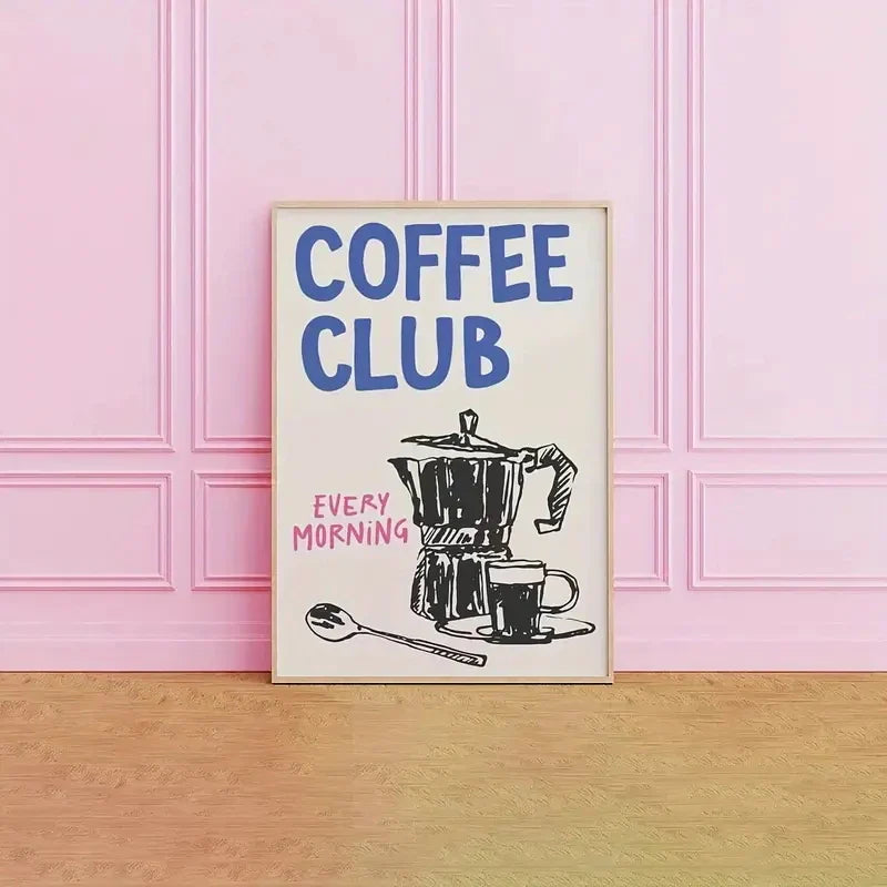Coffee Club Wall Art | Stornfield