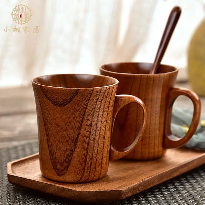 TimberBrew Wooden Mug – Handcrafted Hardwood Rustic Elegance | Stornfield