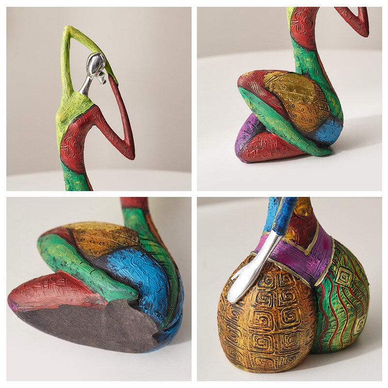 Stornfield | Abstract Art Sculpture Female Figurines for Interior Statue in Resin Color Modern Home Decor Figurines Decorative Gifts