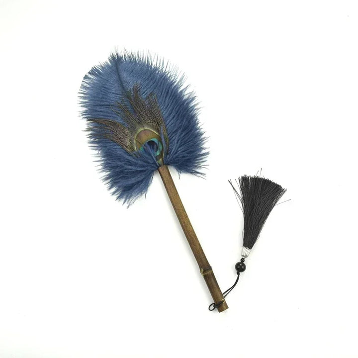 Peacock Feather Anti-Static Dusting Brush | Stornfield