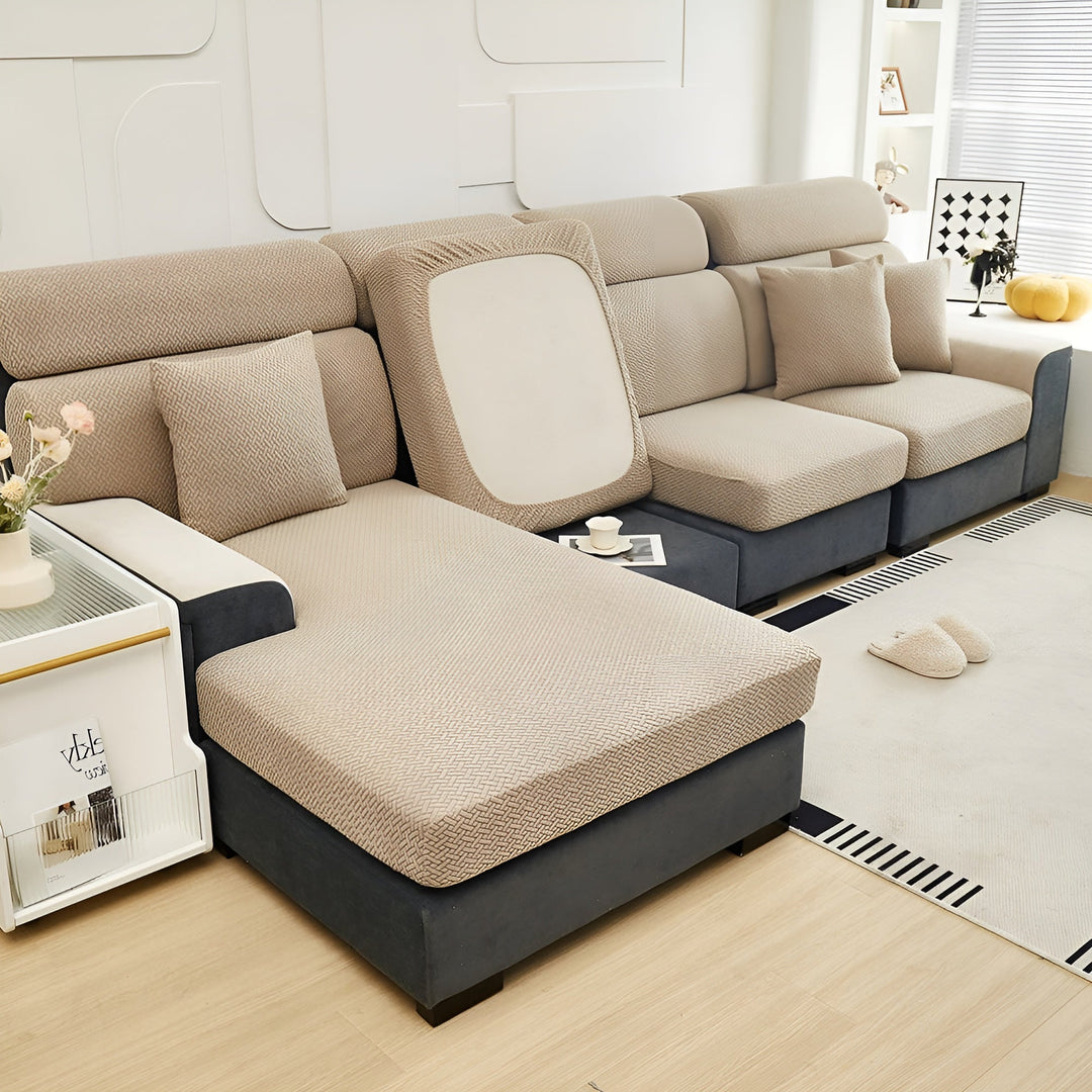 Elastic Sofa Cover – Water-Repellent and Tailored | Protective Cover Made from Stretch Fabric | Stornfield