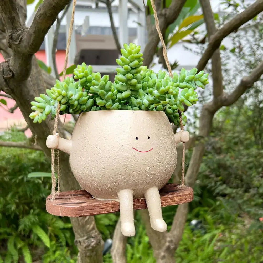 Swing Smiling Face Flower Pot | Stornfield