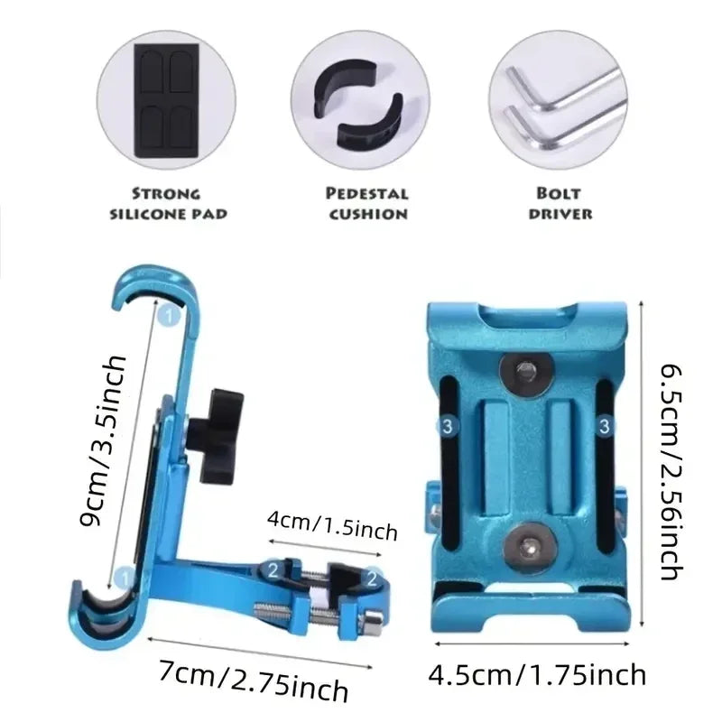 Motorcycle phone holder | Optional 360° rotatable | Stornfield