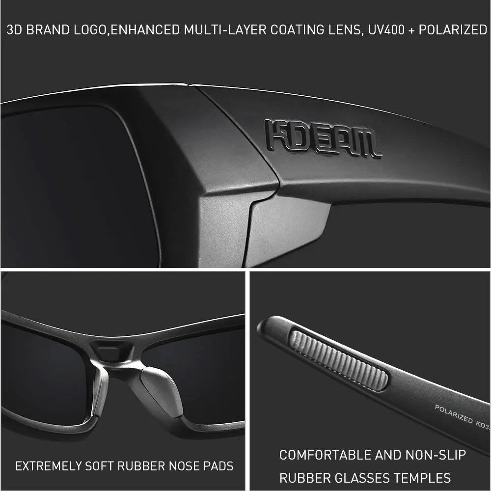 Photochrome Sunglasses Black Frame with Case | Stornfield