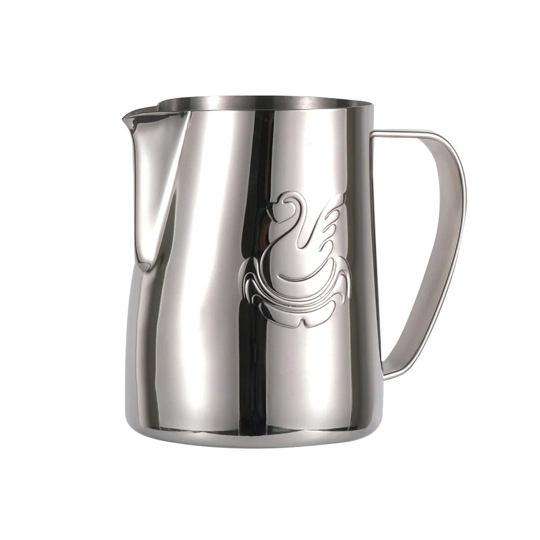 Stornfield | 600ml Stainless Steel French Press Milk Frother Cream Cup Elegant Swan Espresso Latte Art Tool
