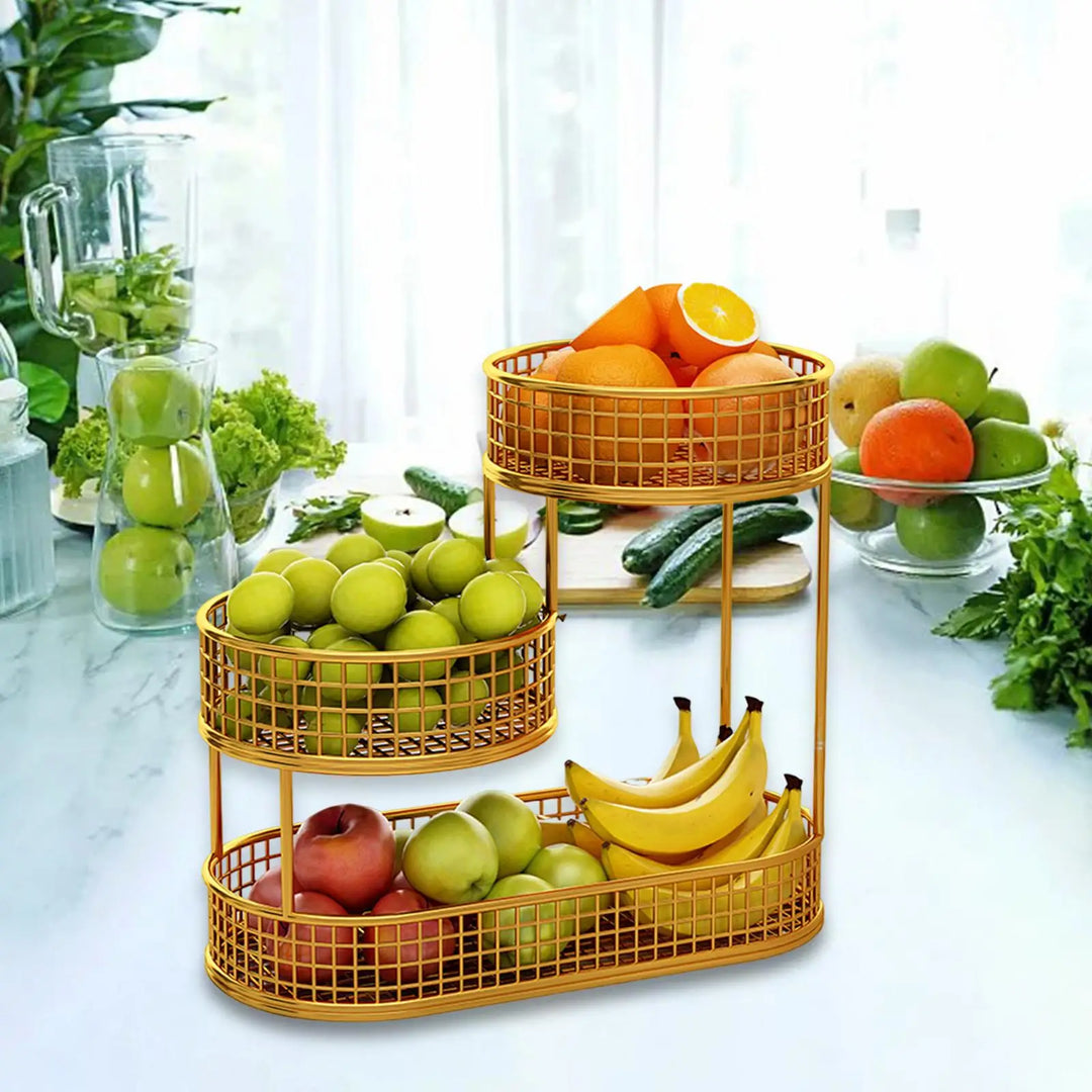 FruitElegance – Metal Wire Basket for Fruit & Vegetables Stornfield