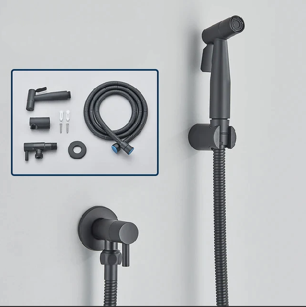 Stornfield | Shinesia Bidet Sprayer - Hygienic Stainless Steel Bathroom Accessory - Cold Water Spray Function Wall Mounted