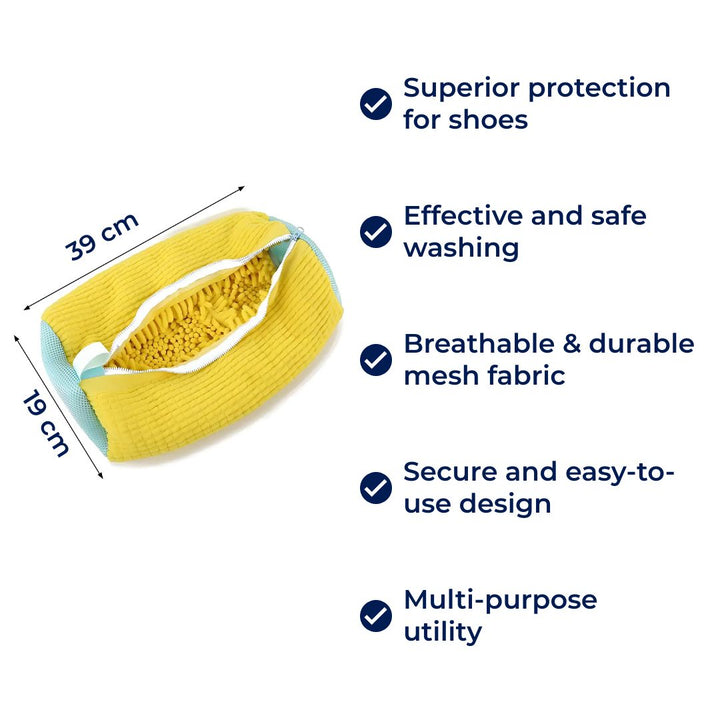 ShoeGuard | Shoe Washing Machine Bag – Protective Padding – Mesh Fabric – Sneaker Care Bowl