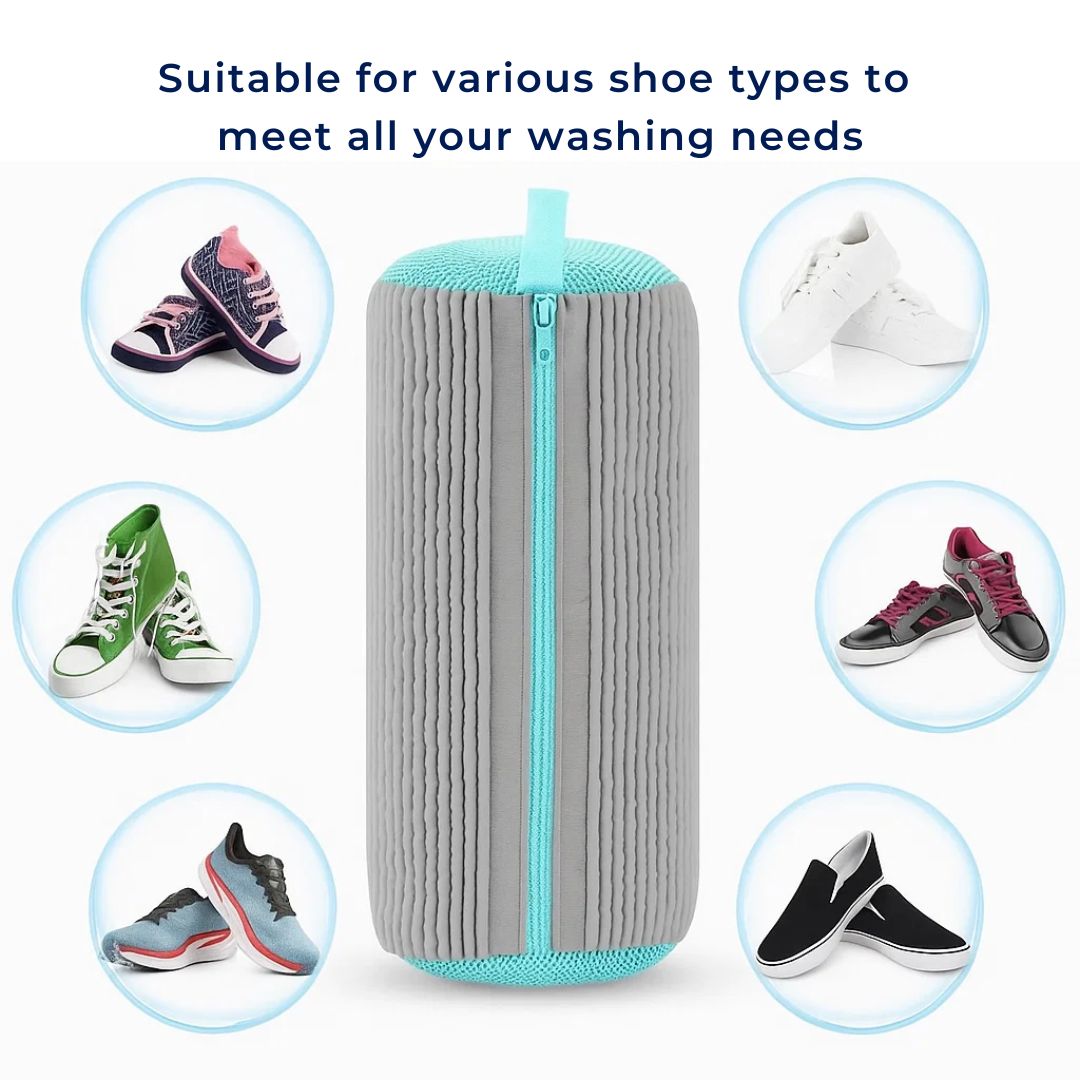 ShoeGuard | Shoe Washing Machine Bag – Protective Padding – Mesh Fabric – Sneaker Care Bowl