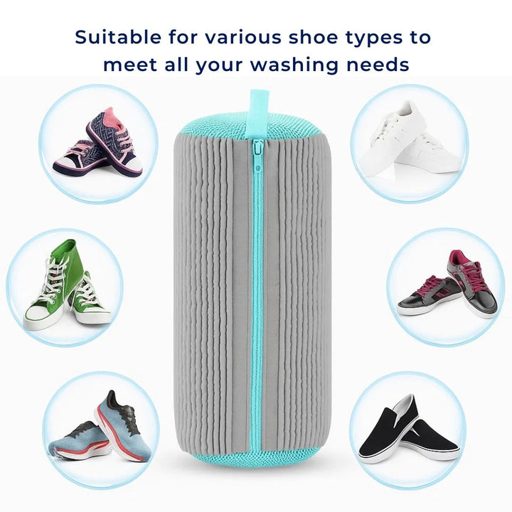 ShoeGuard | Shoe Washing Machine Bag – Protective Padding – Mesh Fabric – Sneaker Care Bowl