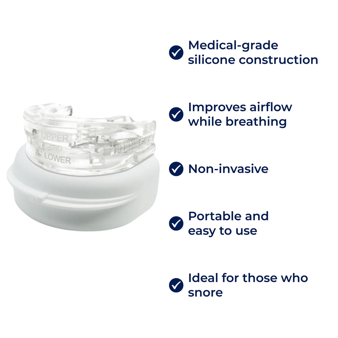 SilentEase | Anti-Snoring Mouthpiece – Medical Grade Silicone – Improves Airflow – Ideal for Snoring Sufferers Seeking Better Sleep Stornfield