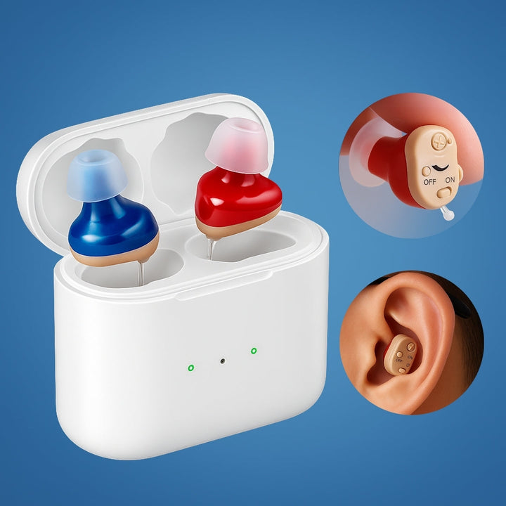 SilentWave | Rechargeable Invisible Hearing Aids - Amplify Sound - Improve Speech Clarity - Discrete Design Stornfield