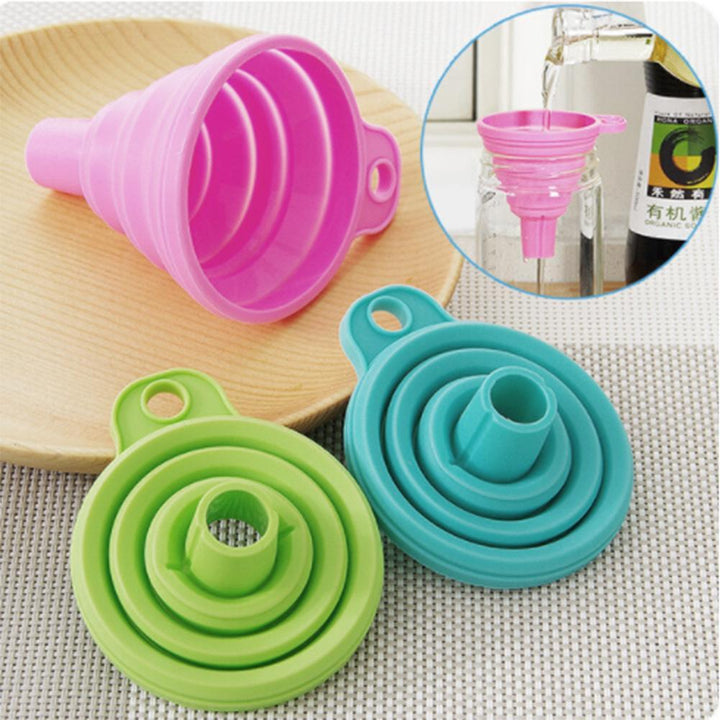 Collapsible Silicone Kitchen Funnel | Stornfield
