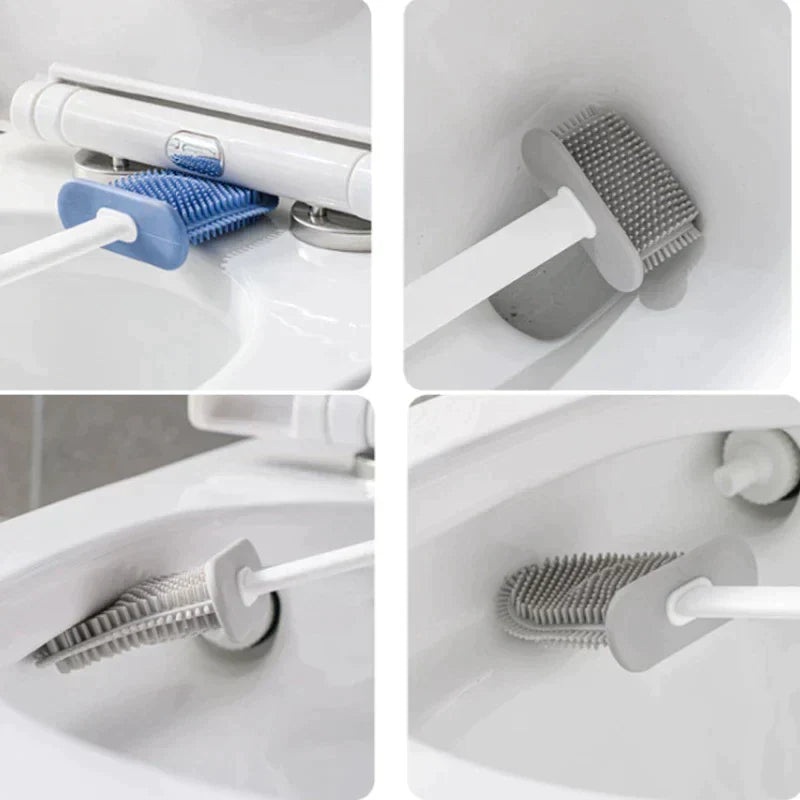 Silicone toilet brush with wall holder – Ultimate hygiene solution | Stornfield
