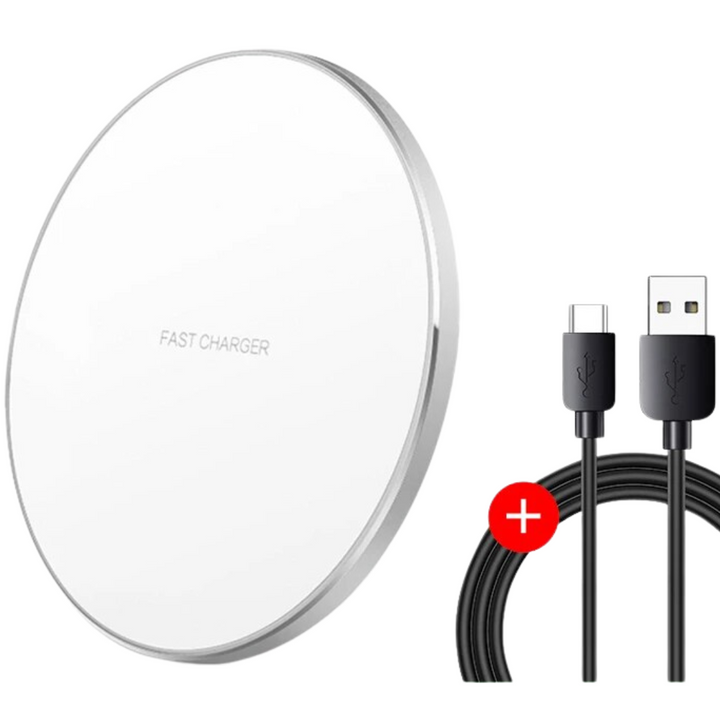 Stornfield | 30W Fast Wireless Charging Pad | Premium USB C Charging Cable MagSafe Charger for Apple iPhone, Samsung & Android - Fast Wireless Charging Pad