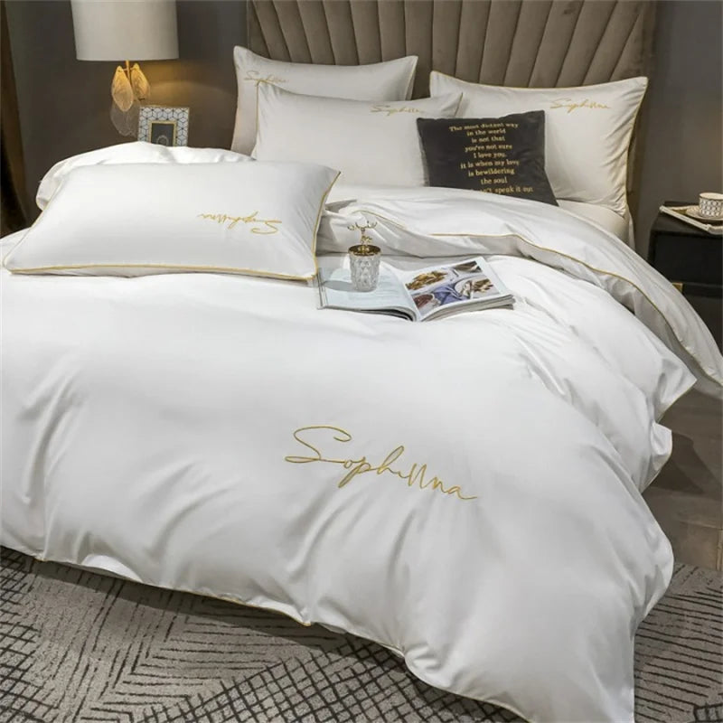 Luxury Duvet Cover with Elegant Embroidery – Soft, Breathable and High Quality | Stornfield