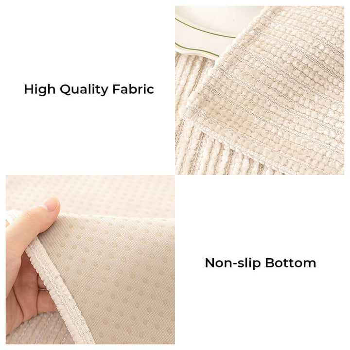 Simple Solid Color Chenille Scratch-resistant Couch Cover | Stornfield