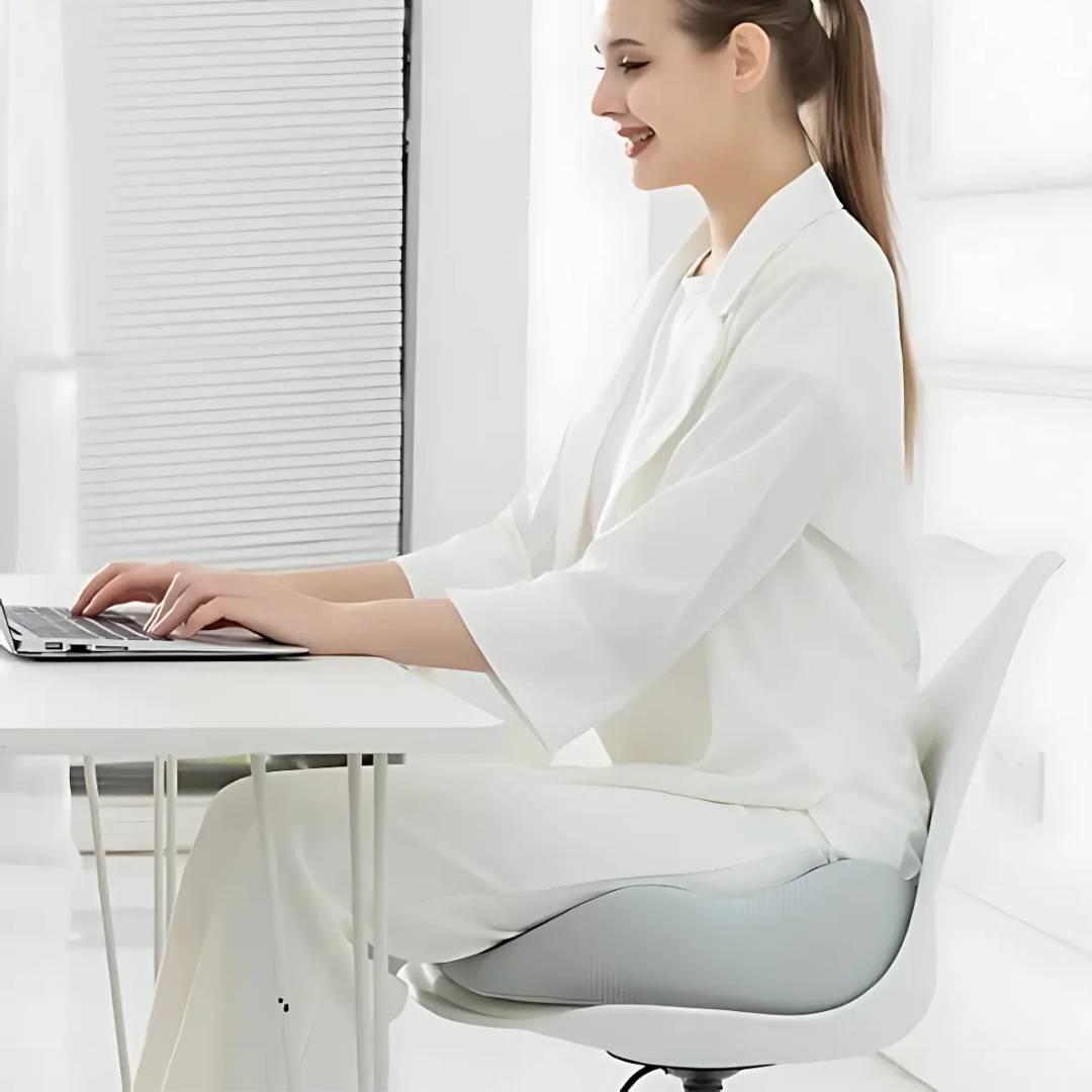 SitSmart Adjustable Memory Foam Seat Cushion for Tailbone Pressure Relief | Seat Cushion for Coccyx Pressure Pain - Posture Support in Stornfield Office Chairs