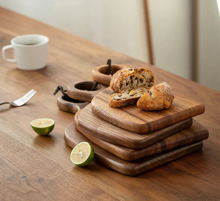 Stornfield | WaldenCraft Walnut Cutting Board – Luxurious Double-Sided Cutting and Serving Board