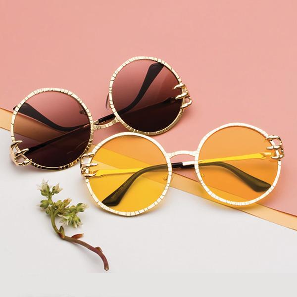 Skull Claw Round Sunglasses | Stornfield