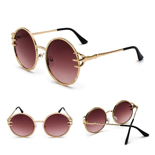 Skull Claw Round Sunglasses | Stornfield