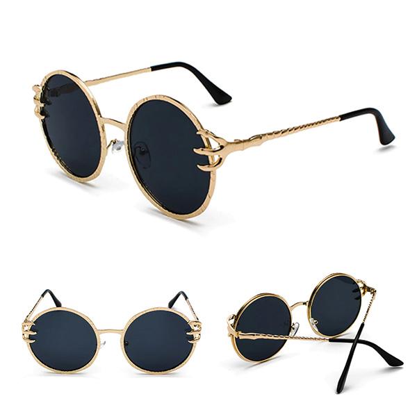 Skull Claw Round Sunglasses | Stornfield