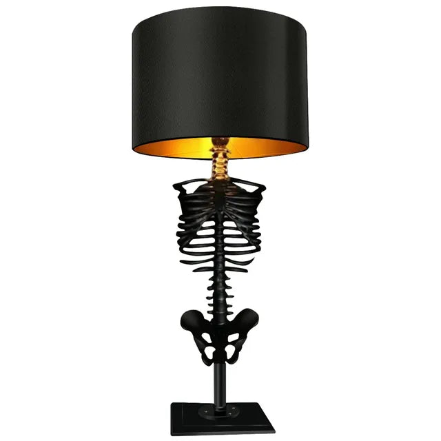 Stornfield | Handmade Goth Skeleton Table Lamp