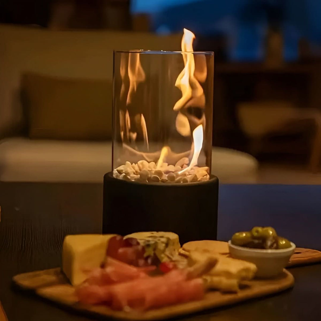 Stornfield | Table fireplace without smoke for stylish indoor & outdoor use