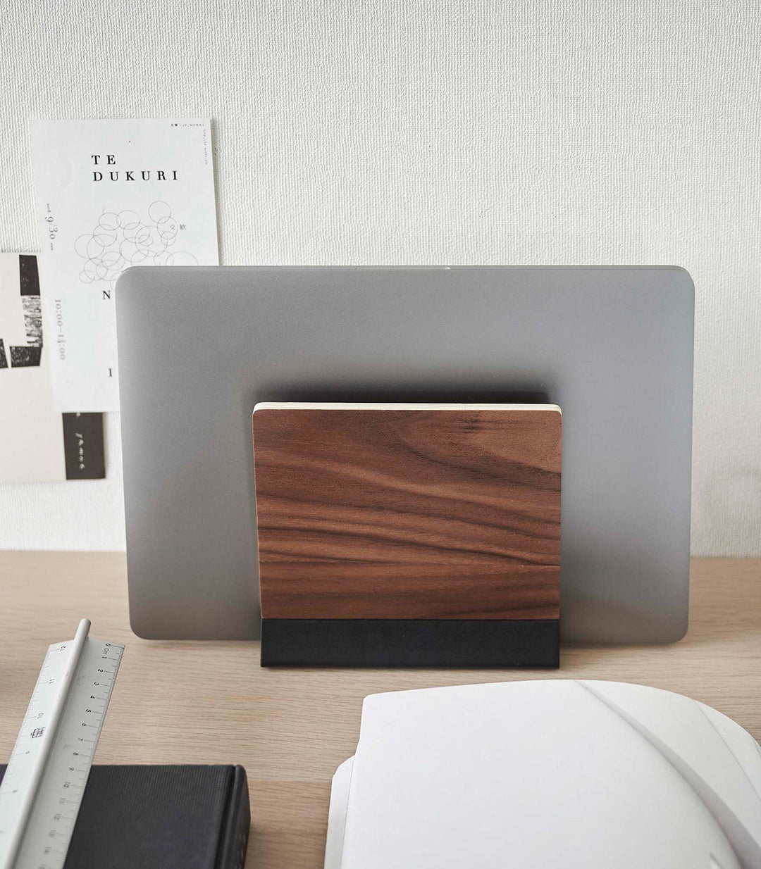 Stornfield | Slim Laptop Stand - Steel + Wood