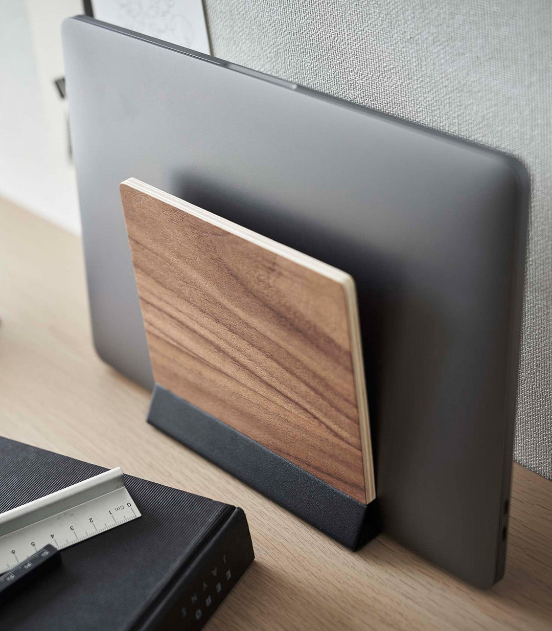 Stornfield | Slim Laptop Stand - Steel + Wood