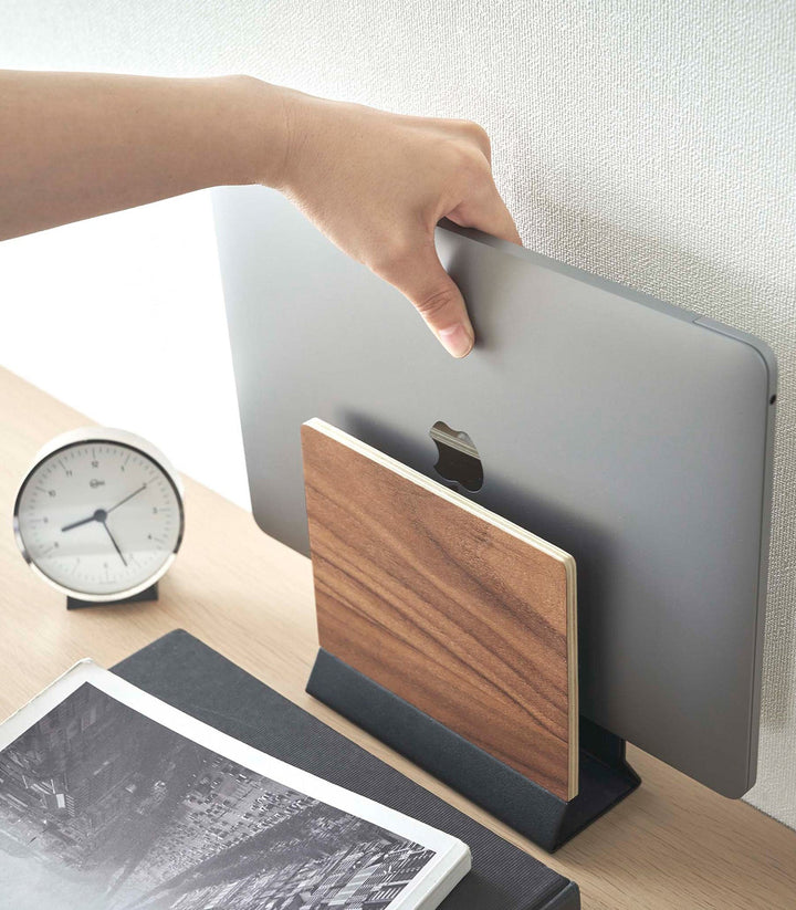 Stornfield | Slim Laptop Stand - Steel + Wood