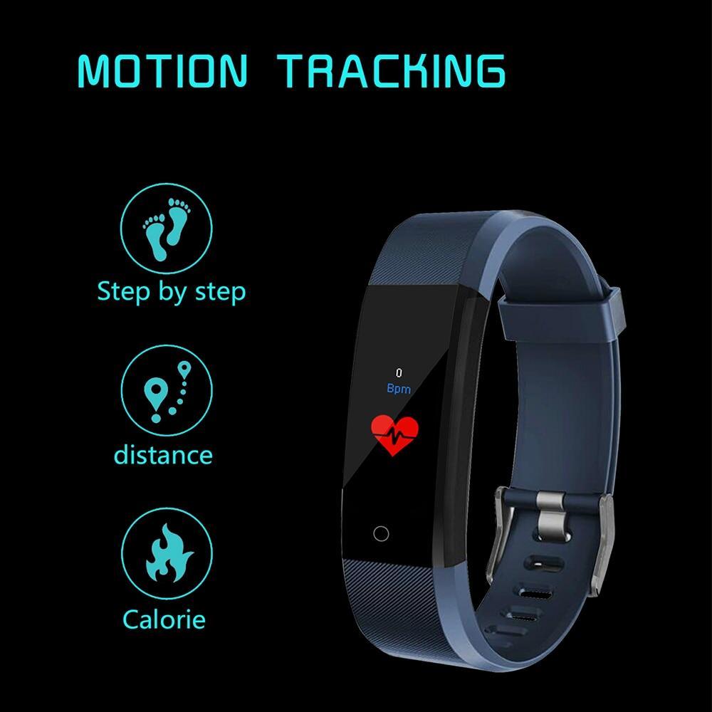 Stornfield | Smart Wristband fitness tracker Watch Health Heart rate band Blood Pressure Waterproof Smart Bracelet for Men Women Smartband