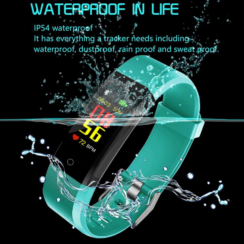 Stornfield | Smart Wristband fitness tracker Watch Health Heart rate band Blood Pressure Waterproof Smart Bracelet for Men Women Smartband