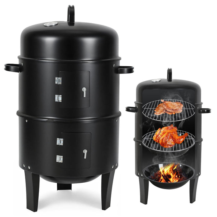 3 in 1 Smoker Smoking Oven 2 Levels | Stornfield
