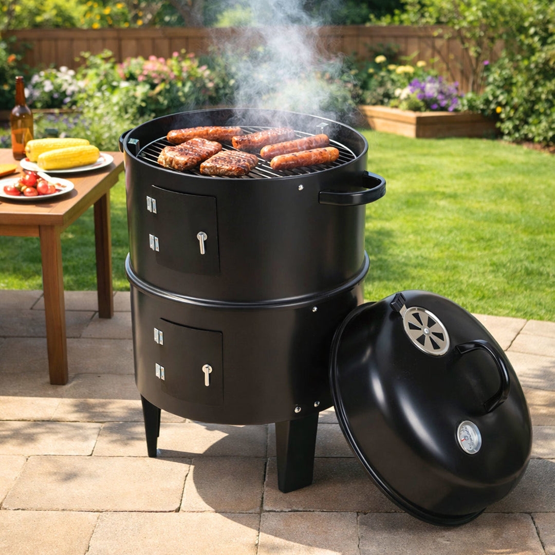 3 in 1 Smoker Smoking Oven 2 Levels | Stornfield