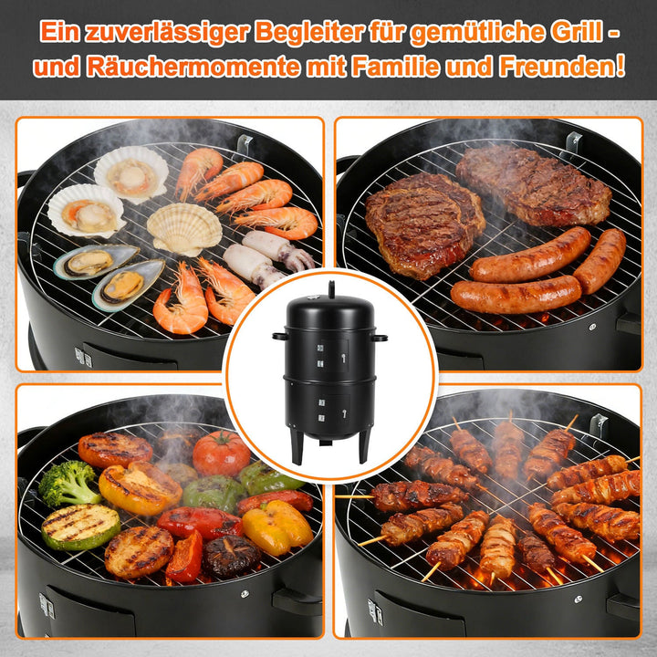 3 in 1 Smoker Smoking Oven 2 Levels | Stornfield