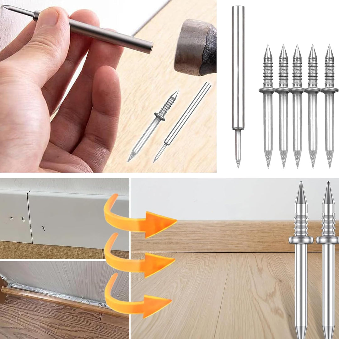 Skirting Board Nail Set – Double Head System 100 Pieces | Stornfield