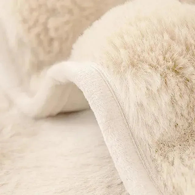 Sofia - Universal Plush Sofa Cover L Shape - Winter Warm Soft | Stornfield