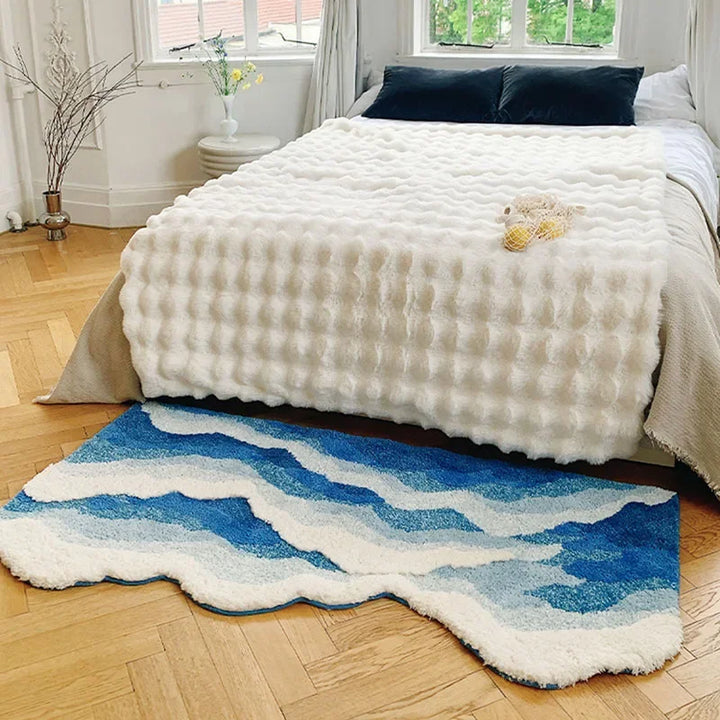 Soft Surf Anti-Slip Plush Wave Rug | Stornfield