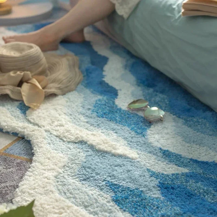 Soft Surf Anti-Slip Plush Wave Rug | Stornfield