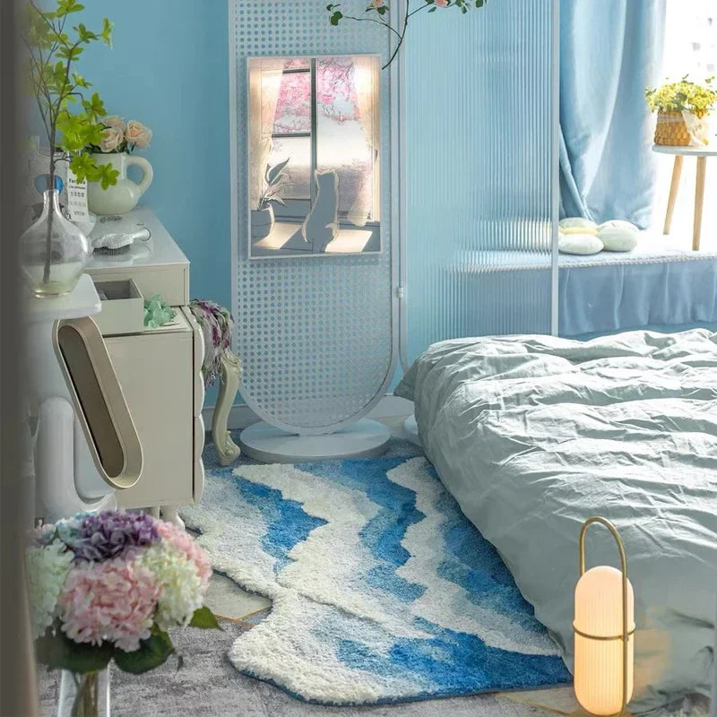 Soft Surf Anti-Slip Plush Wave Rug | Stornfield