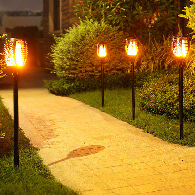 2 PCS Solar Led Torch Light Dancing Flame Edition | Stornfield