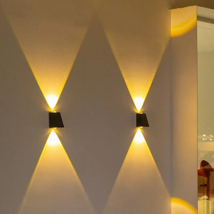 NovaLicht Solar Wall Lamp with Automatic LED Outdoor Lighting | Stornfield