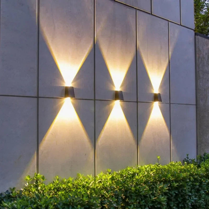 NovaLicht Solar Wall Lamp with Automatic LED Outdoor Lighting | Stornfield